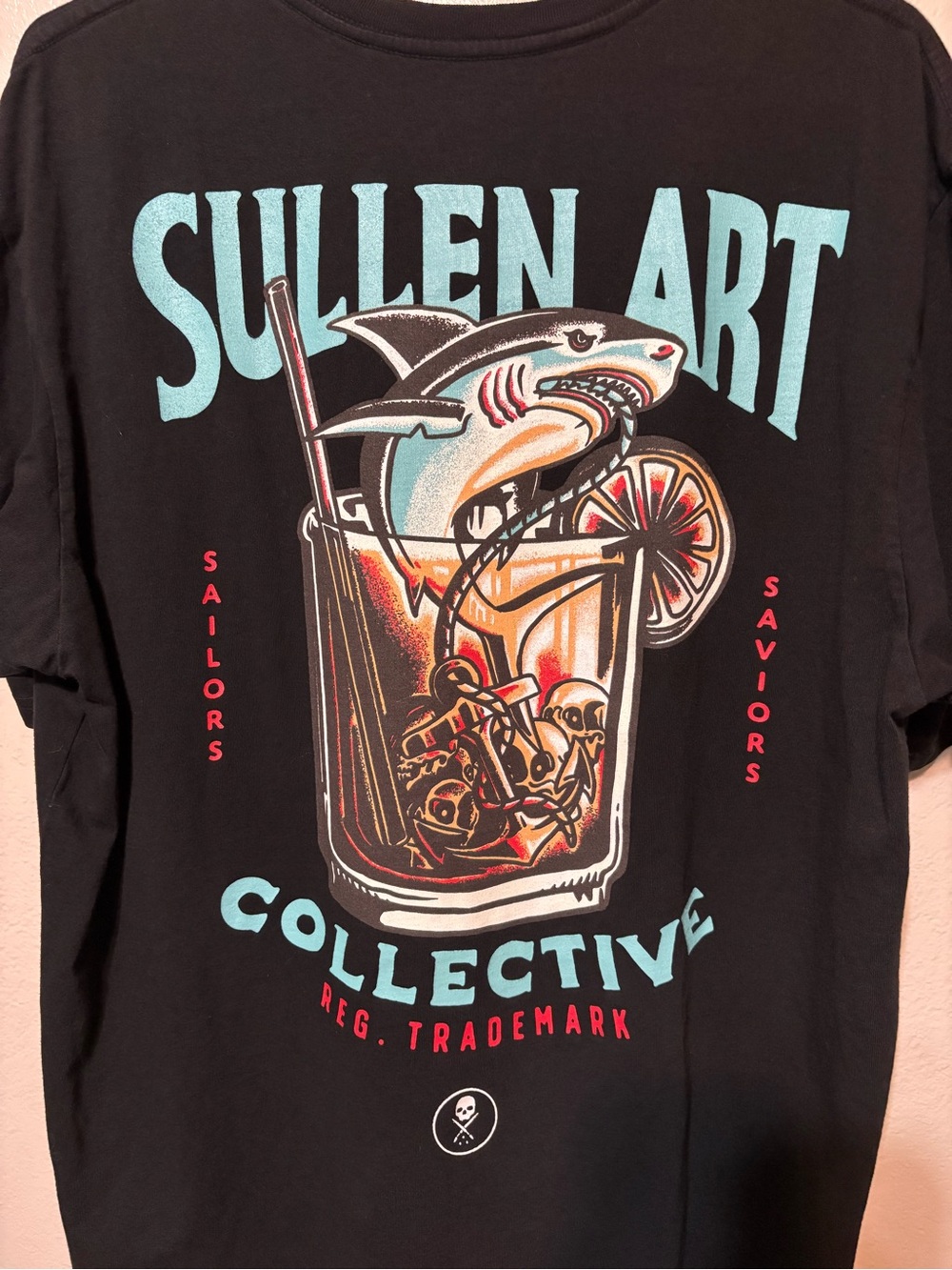 Men’s Sullen Art Collective Black Graphic Short Sleeve T-Shirt Size XL - Picture 4 of 8